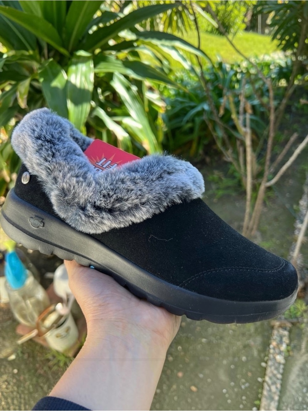 Skechers Performance Go Lounge - On The Go Joy Sz 6.5 WIDE FIT in Black